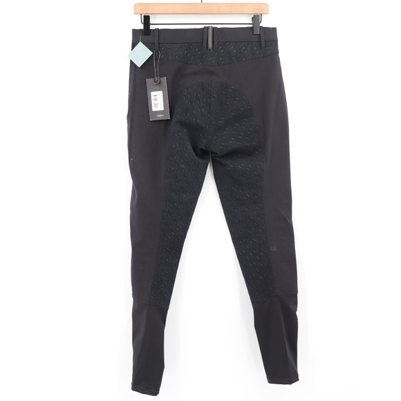 Horseware AA Platinum Women Selena Mid Rise Full Seat Riding Pants Black 30R NEW - Picture 2 of 10